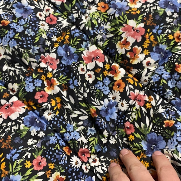 Time and Tru Floral Kids Puffer Jacket - Picture 9 of 11